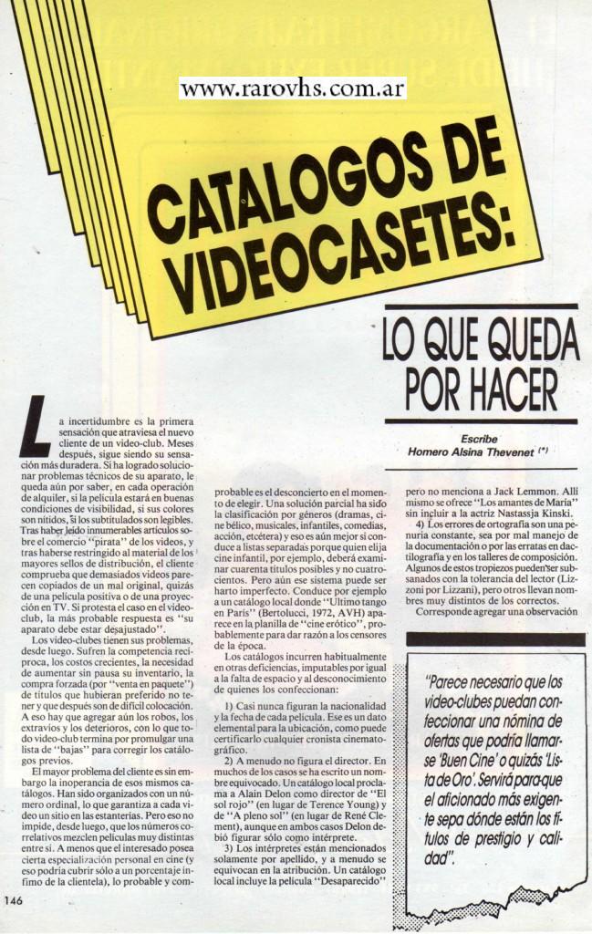 Homero Alsina Se Queja Del VHS Archivo Audiovisual RaroVHS